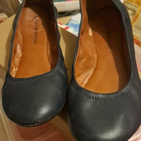 Lucky Brand Navy BLUE Flats - Picture 6 of 6